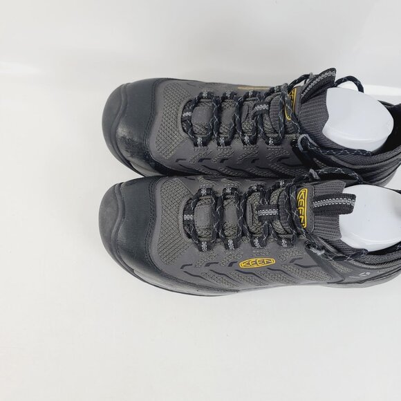 Keen Men\'s Gray Black Flint II Steel Toe Trail Athletic Work Shoes Sz 10.5 main image 3